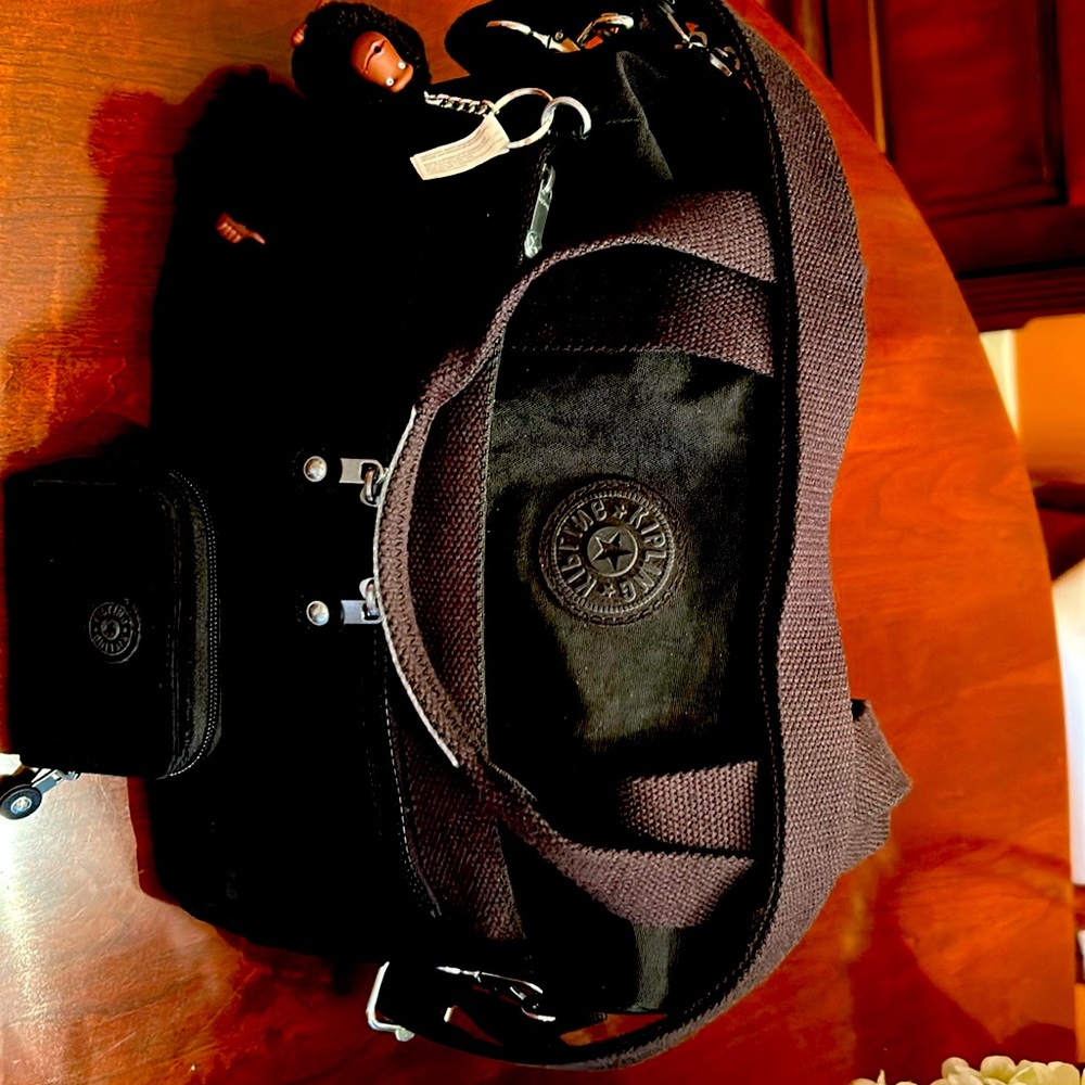 Kipling Black Bag (Shoulder or Crossbody) and Wallet - Picture 2 of 9